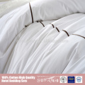 China wholesale 100% Egyptian cotton 400TC White Hotel Linen / Hotel Bed Sheets / Hotel Bedding Set